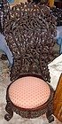 Antique Anglo-Indian Rosewood Chair 19th C.
