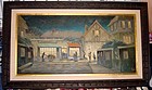 1980 Oil Painting Alfred Dupont 1904 - 1982