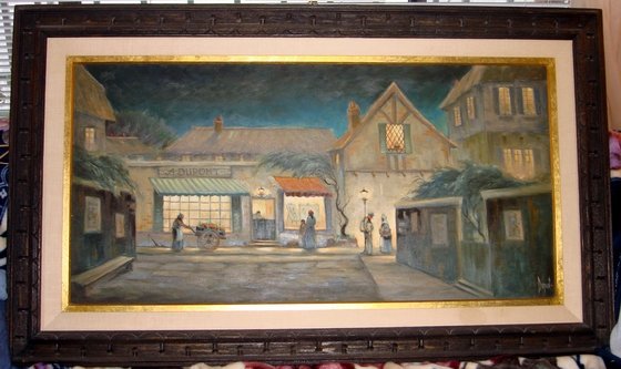 1980 Oil Painting Alfred Dupont 1904 - 1982