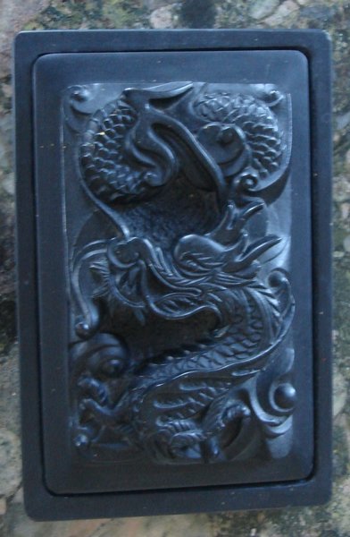 Antique Duan Shi Dragon Ink Stone