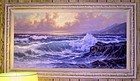 Oil Painting Anton Gutknecht 1907 - 1988 Seascape
