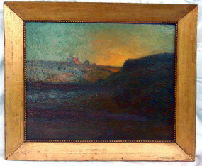 Landscape Oil Painting Signed Kolliker