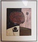 Abstract Color Print Maria Klein "Presents"