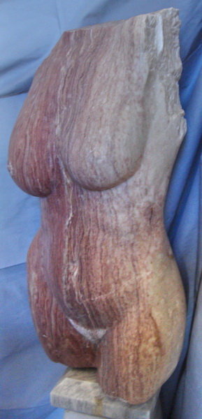 Marble Torso Sculpture Femme Laguna