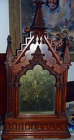 Antique English Gothic Mantel Clock