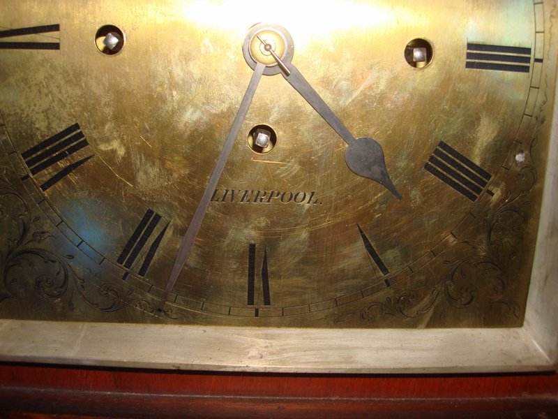 Antique English Gothic Mantel Clock