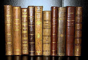 Buy Antique Leatherbound French Books by the Foot