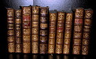 Antique French Leatherbound Books Custom Collection