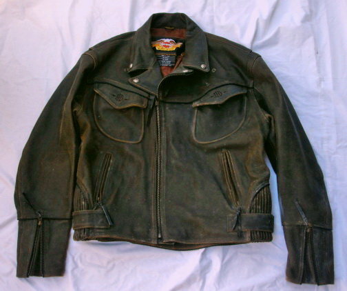 Harley Davidson Distressed Leather Billings Jacket