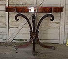 Fine Irwin Co. Mahogany Acanthus Side Table