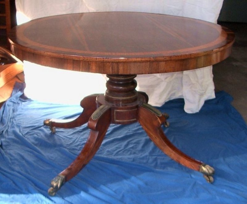 English Regency Rosewood Breakfast Tilt Table 1800s