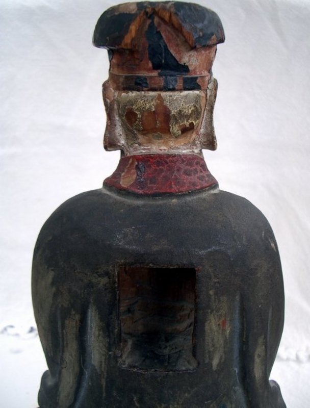 Antique Lao Tzu Taoism Founder 18th C. Sculpture
