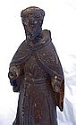 16th C. Italian Gilt Carved St Francis Assisi Sculpture