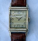 1949 Hamilton Art Deco 14K Gold Filled Wrist Watch