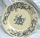 Antique 19th C. French Gien Faience Plate