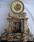 Antique French Japy Freres Marble Mantel Clock 19th C.