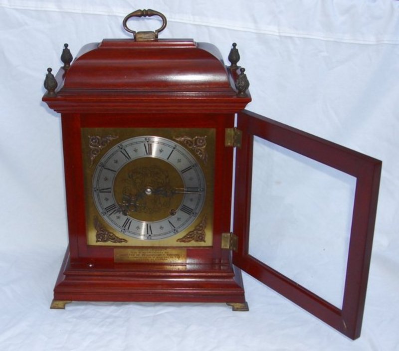 Antique French Clock Morbier Mantel 19th Century