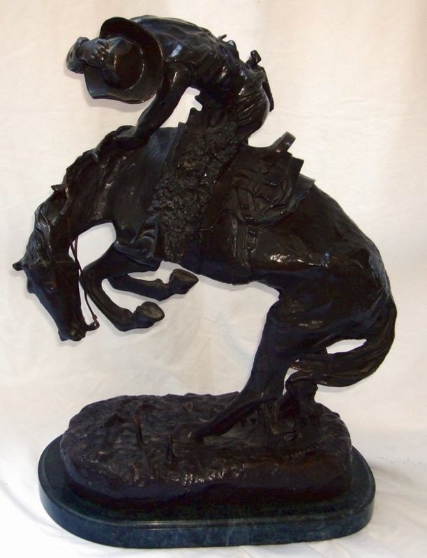 Remington Bronze – "Rattlesnake" Western Art