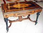 Antique Marquetry Table attr. Alexander Roux 19th C.