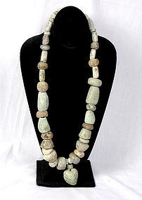 Pre-Columbian Mexican Stone Necklace