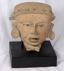 Pre-Columbian Life Size Veracruz Head