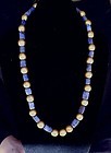 Pre-Columbian Columbia Gold and Lapis Necklace