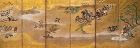 Japanese 6-panel Screen - Genpei war 18th century
