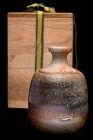Motoyama Izumi (b. 1938) Bizen Sake Bottle Tokkuri Bizen Pottery