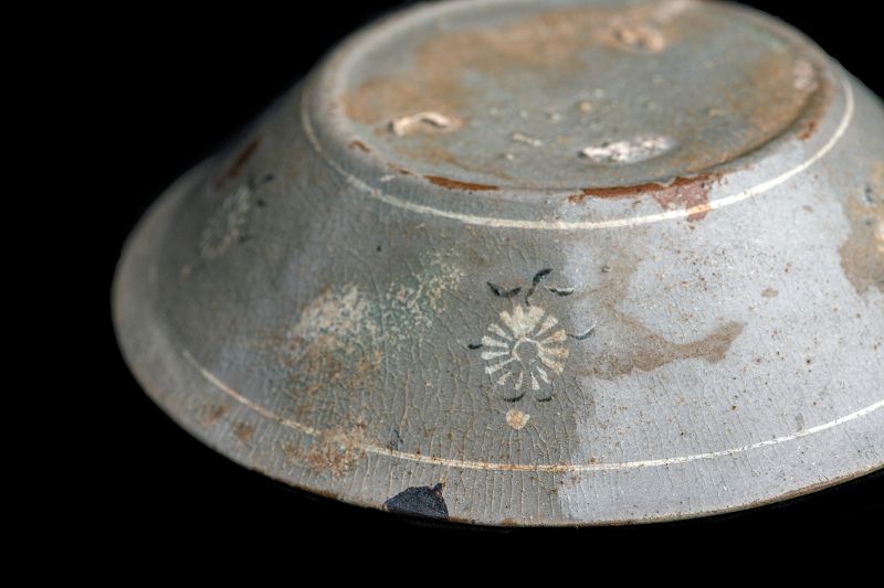 Goryeo Dynasty 12th/13th century Korean Celadon Glazed Stoneware Bowl
