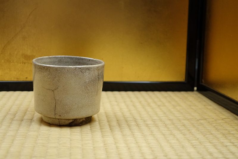 18th Century Hagi Tsutsu Chawan ( Cylindrical Tea Bowl)