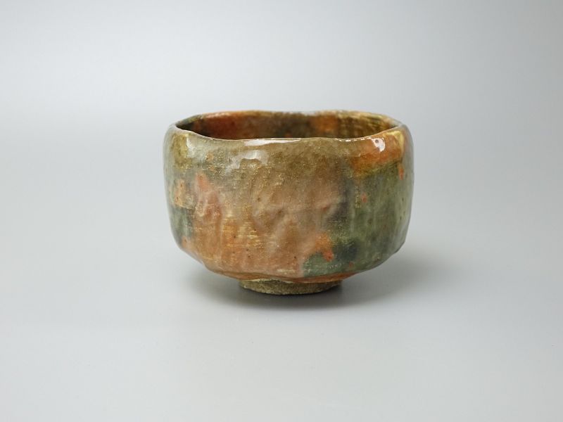 Remarkable Aka Raku Chawan (tea bowl) by 1st Choraku Ogawa (1874-1939)