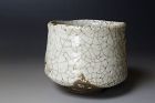 Late Edo period (19cc) Shino ware Chawan for tea ceremony