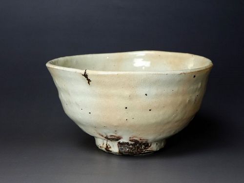 Kimura Morinobu (b. 1932) Kohiki Chawan w/signed box