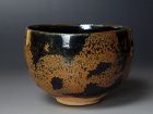 Uichi Shimizu (1926-2004) Tenmoku Glazed Chawan