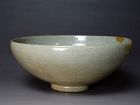 Large (20cm) Korean Goryeo Dynasty (12-13cc) Blue Celadon Bowl