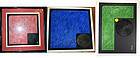 Haku Maki 'Triptych" Japan  Stone Series 1974-76