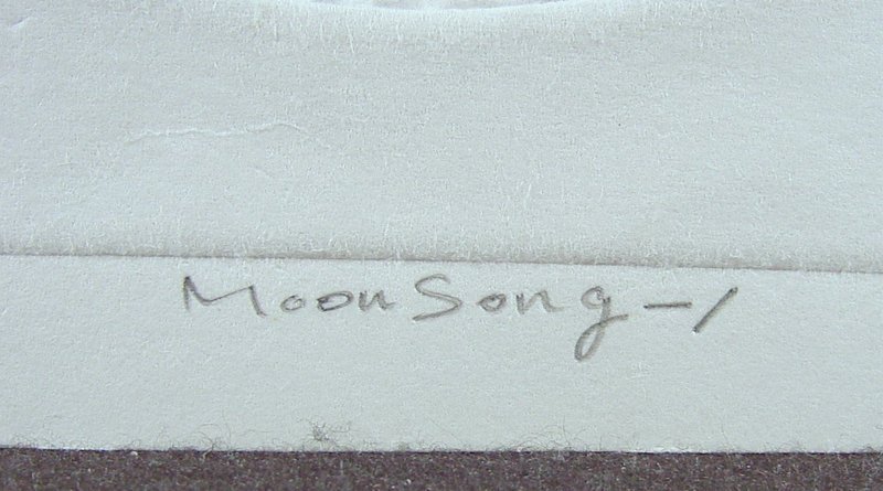 Japan. Haku Maki. Moon Song - 1.  1967