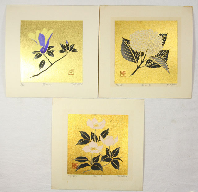 Haku Maki Research Note 14. 3 Flowers 1975.