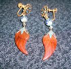 China agate earrings