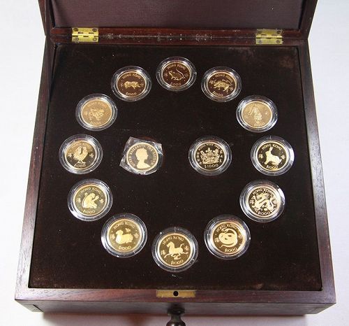 Hong Kong gold zodiac coins