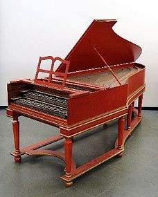 an harpsichord,replica from H.A. Hasse