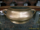 Large Chinese Bronze Censer Qing Dynasty