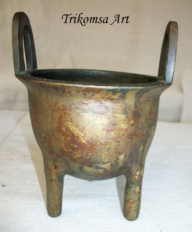 Chinese Bronze Food Vessel Qing Dynasty or Earlier