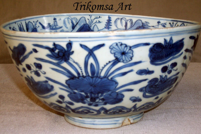 Chinese Blue and White Bowl Ming Dynasty