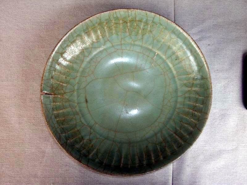 Celadon Crackled Platter Song Dynasty