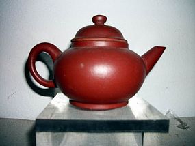 CHINESE TERRACOTTA TEAPOT