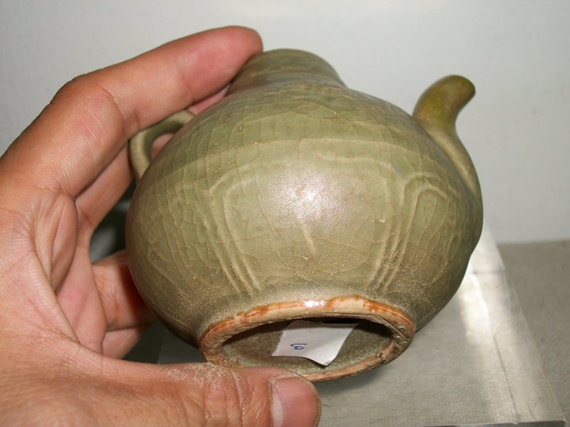 YUAN/MING LONGQUAN CELADON EWER