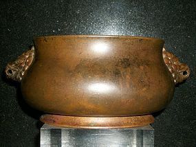 CHINESE BRONZE CENSER