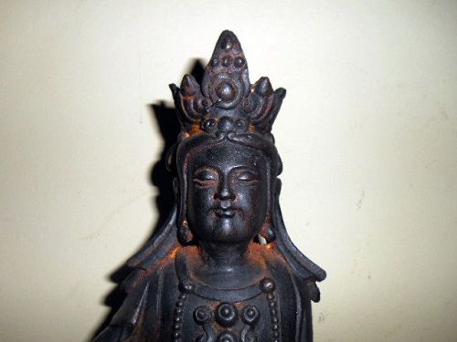 CHINESE IRON STATUE