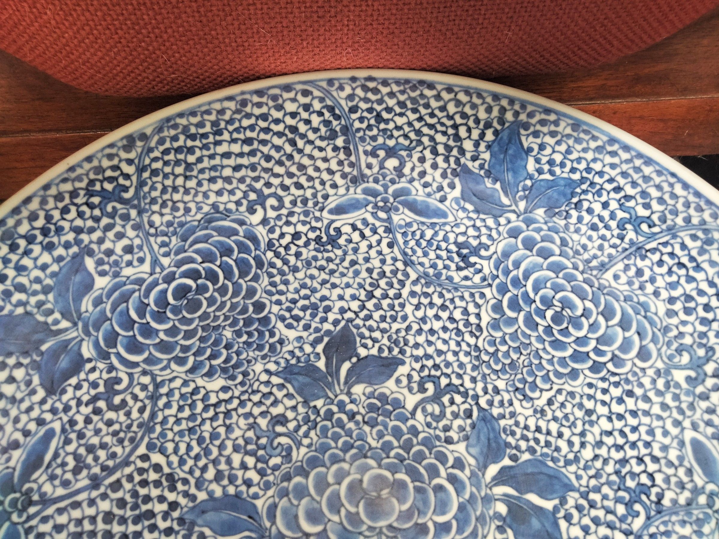 QING BLUE &amp; WHITE PLATE